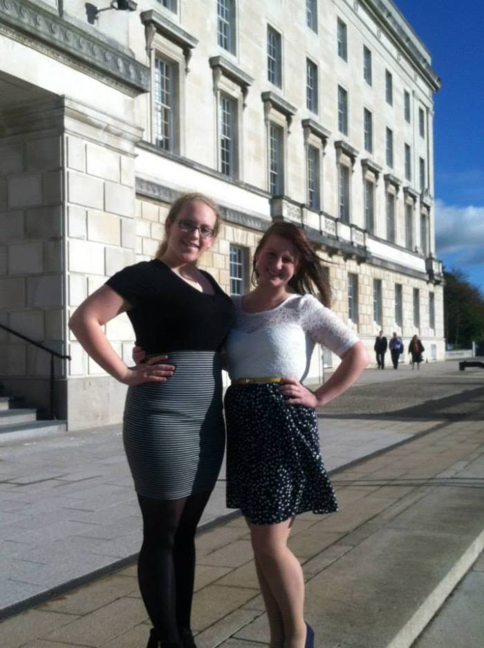 Taylor and I at Stormont